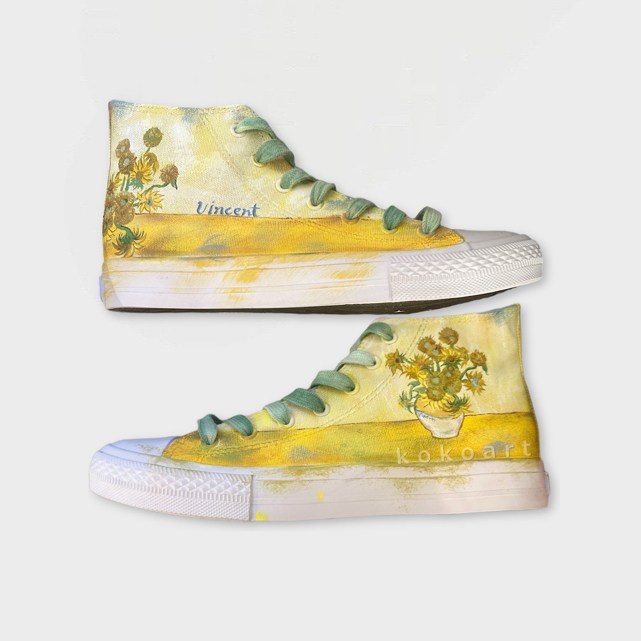 Sunflowers Hand Painted Shoes
