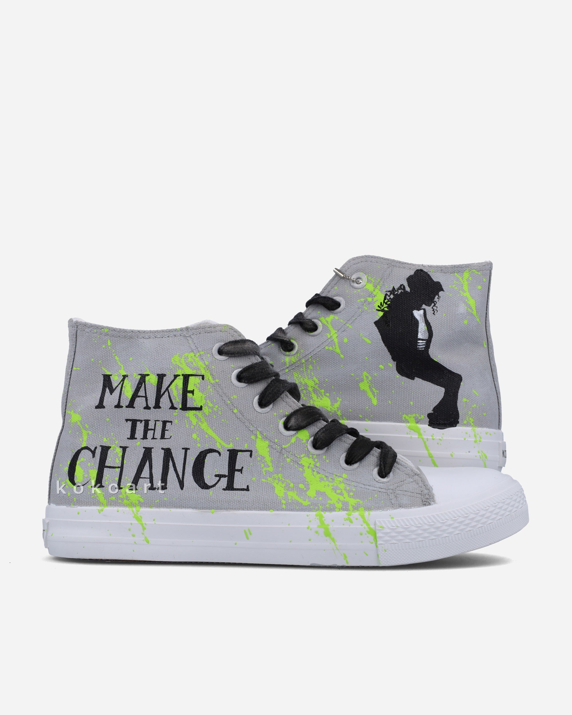 Make the Change Hand Painted Shoes