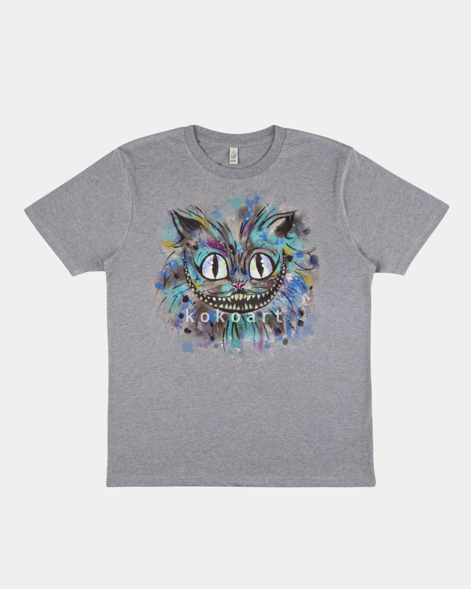 Cat - Hand painted Organic Cotton Clothing