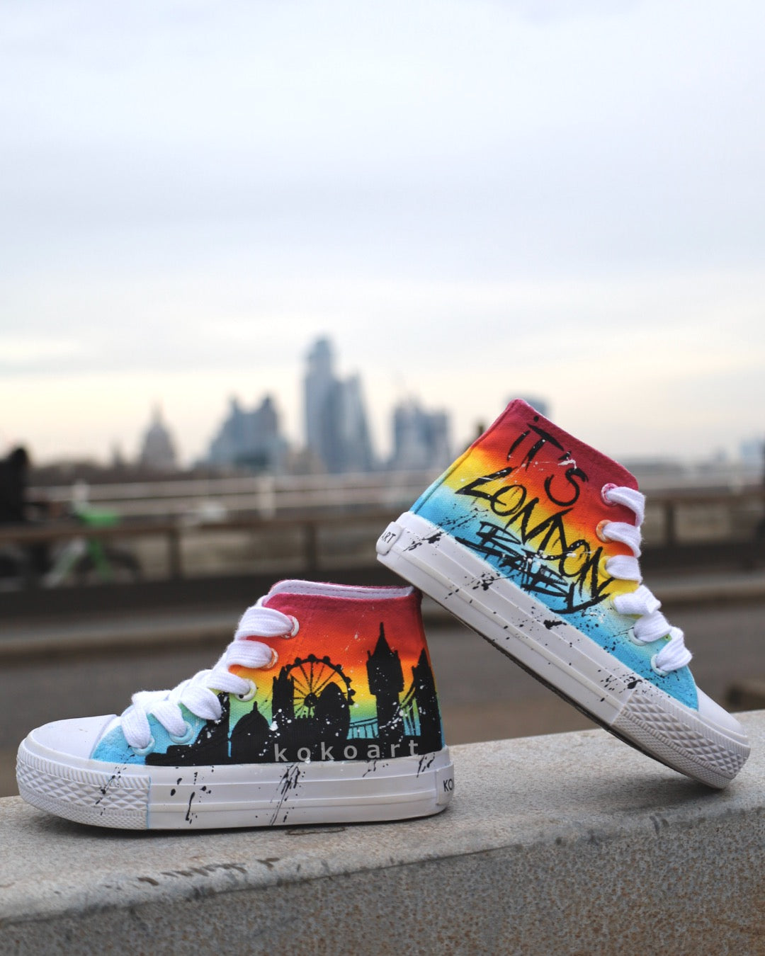 It's London Baby Hand Painted Shoes