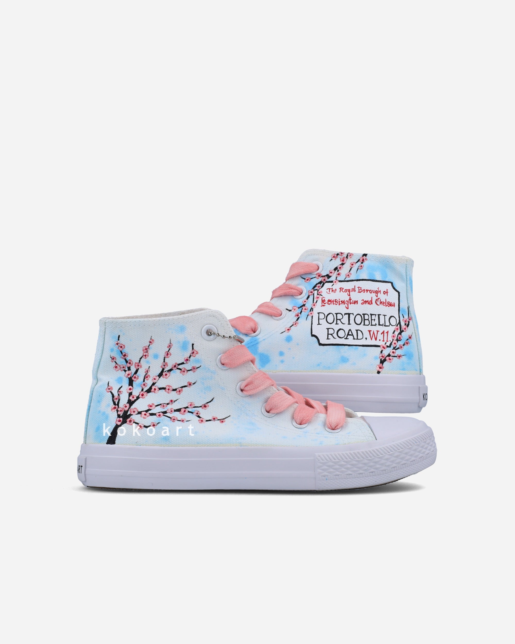 Portobello Blossom Hand Painted Shoes