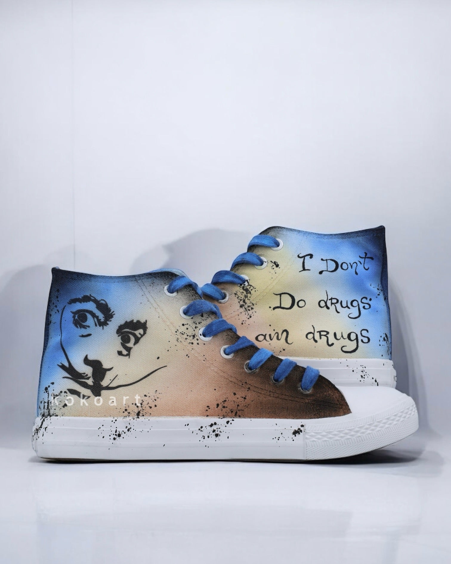 Dali Quote Hand Painted Shoes