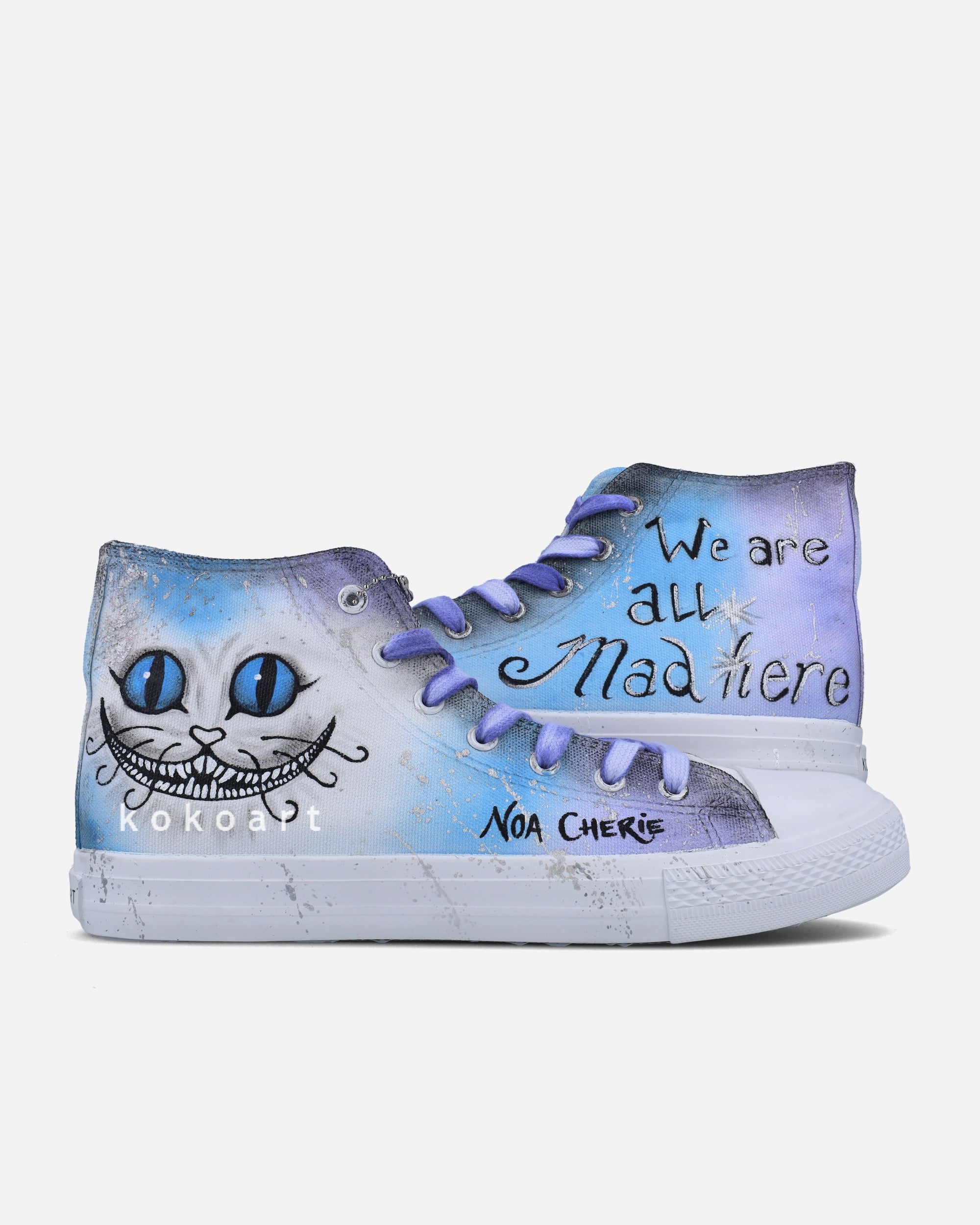 Cat Hand Painted Shoes