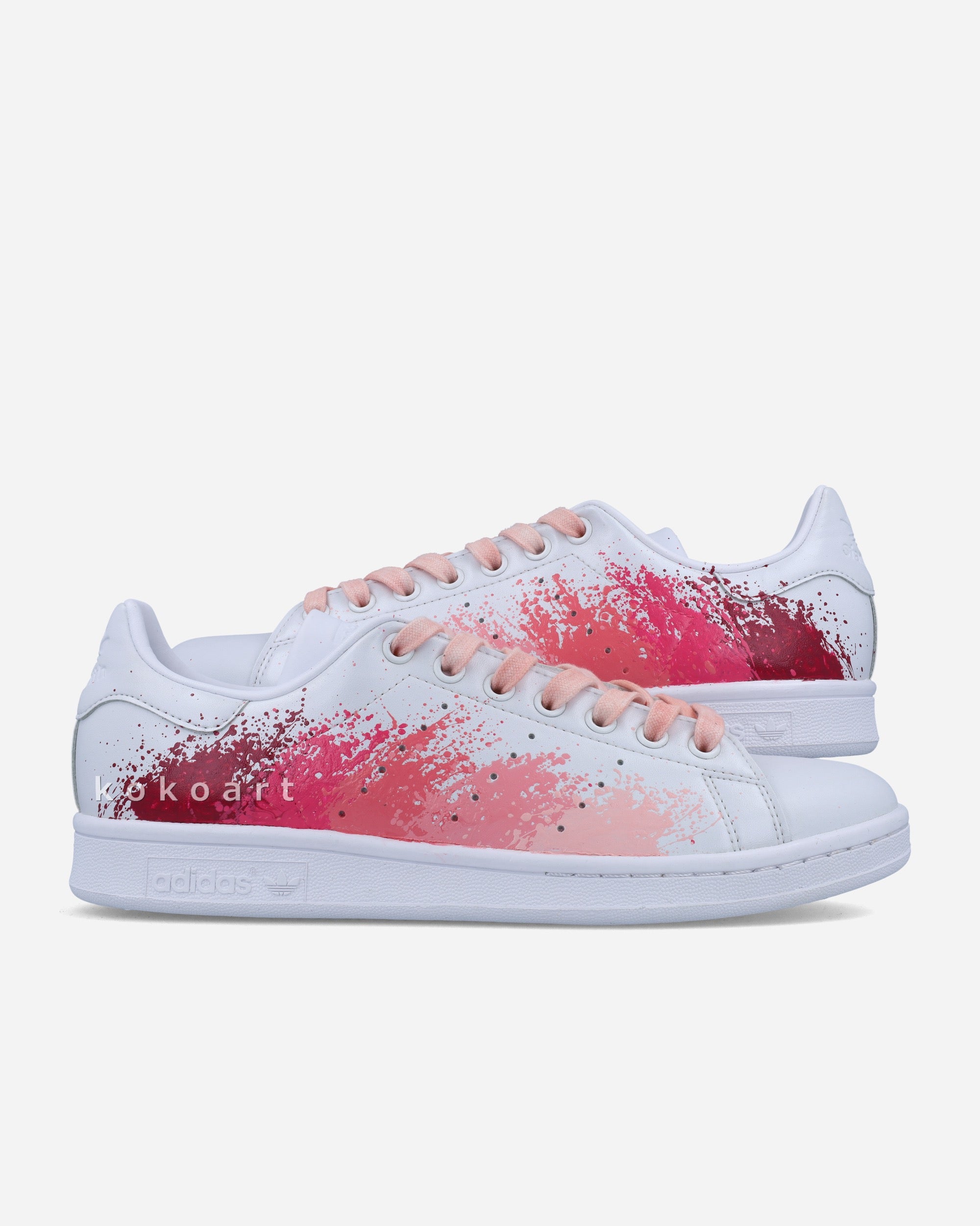 Adidas Pink Paint Splatters