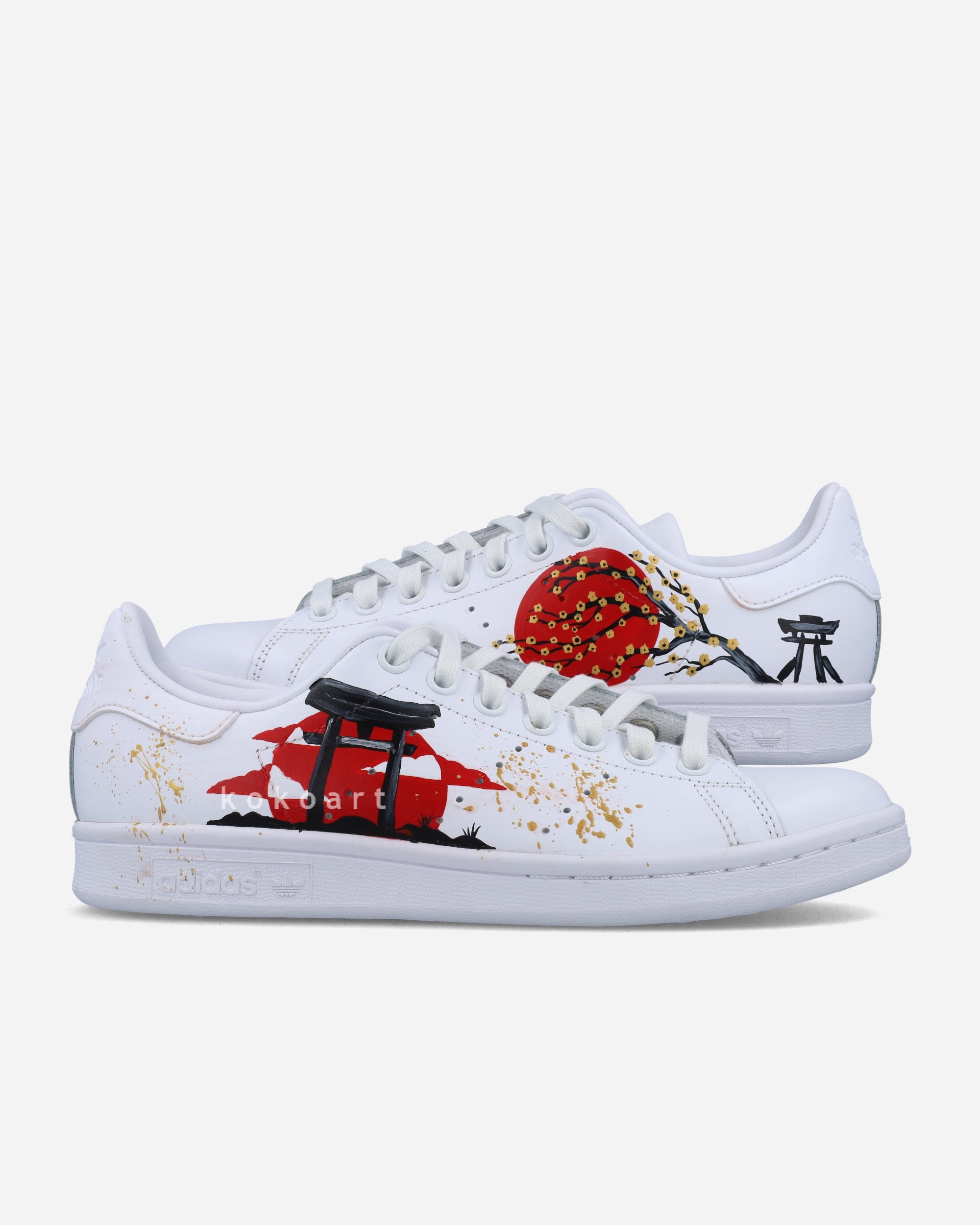 Adidas Hand Painted Japan Design KOKO ART
