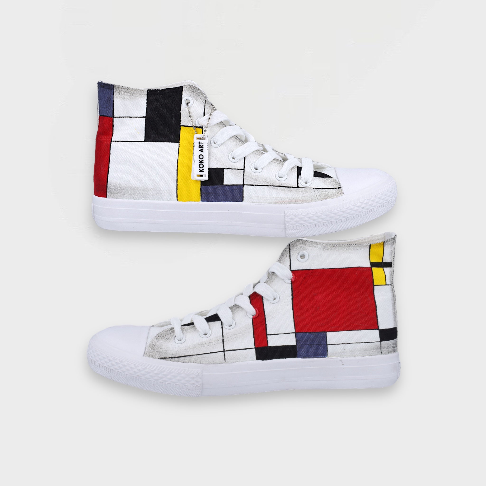 Mondrian Hand Painted Shoes