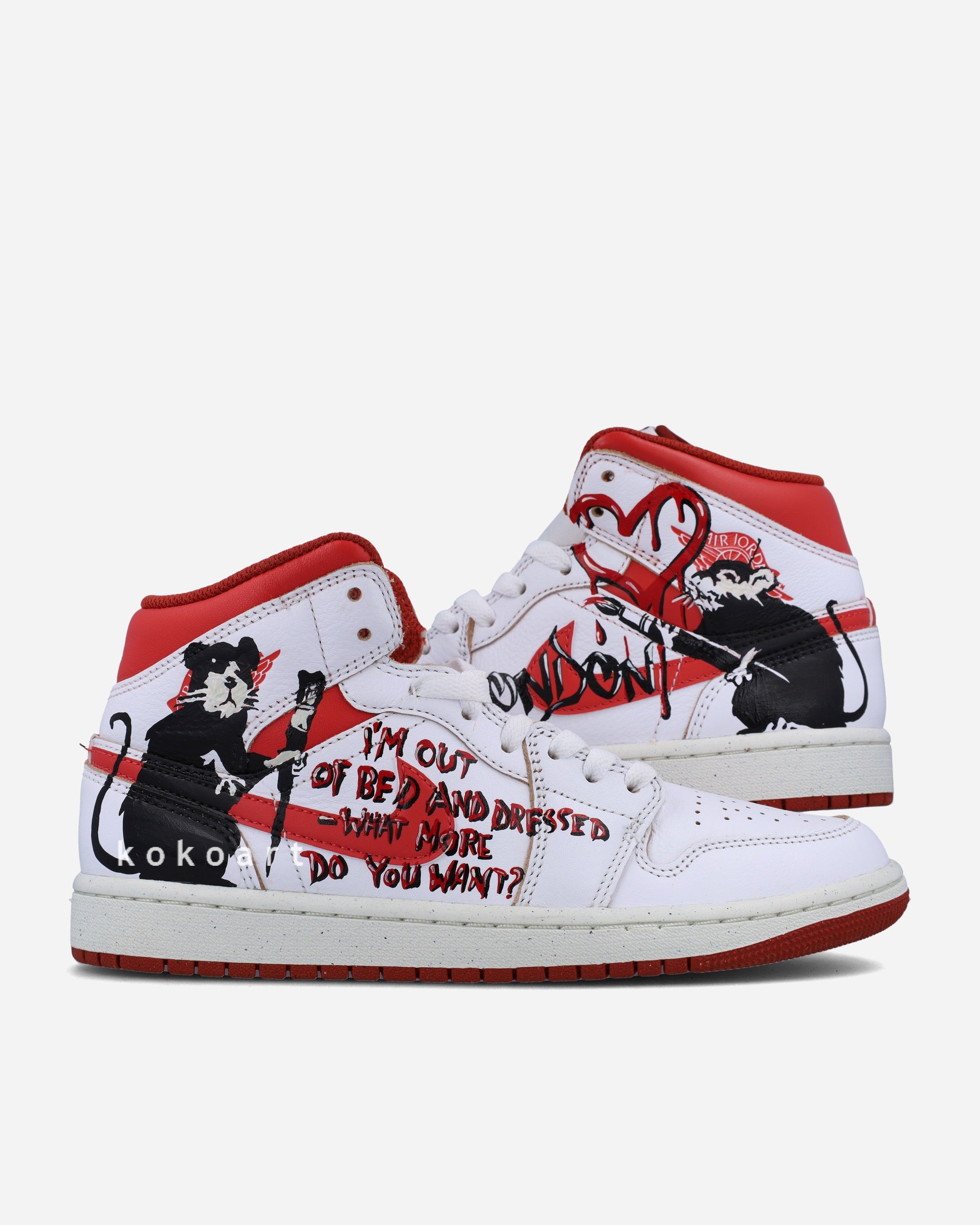 painted air jordan 1