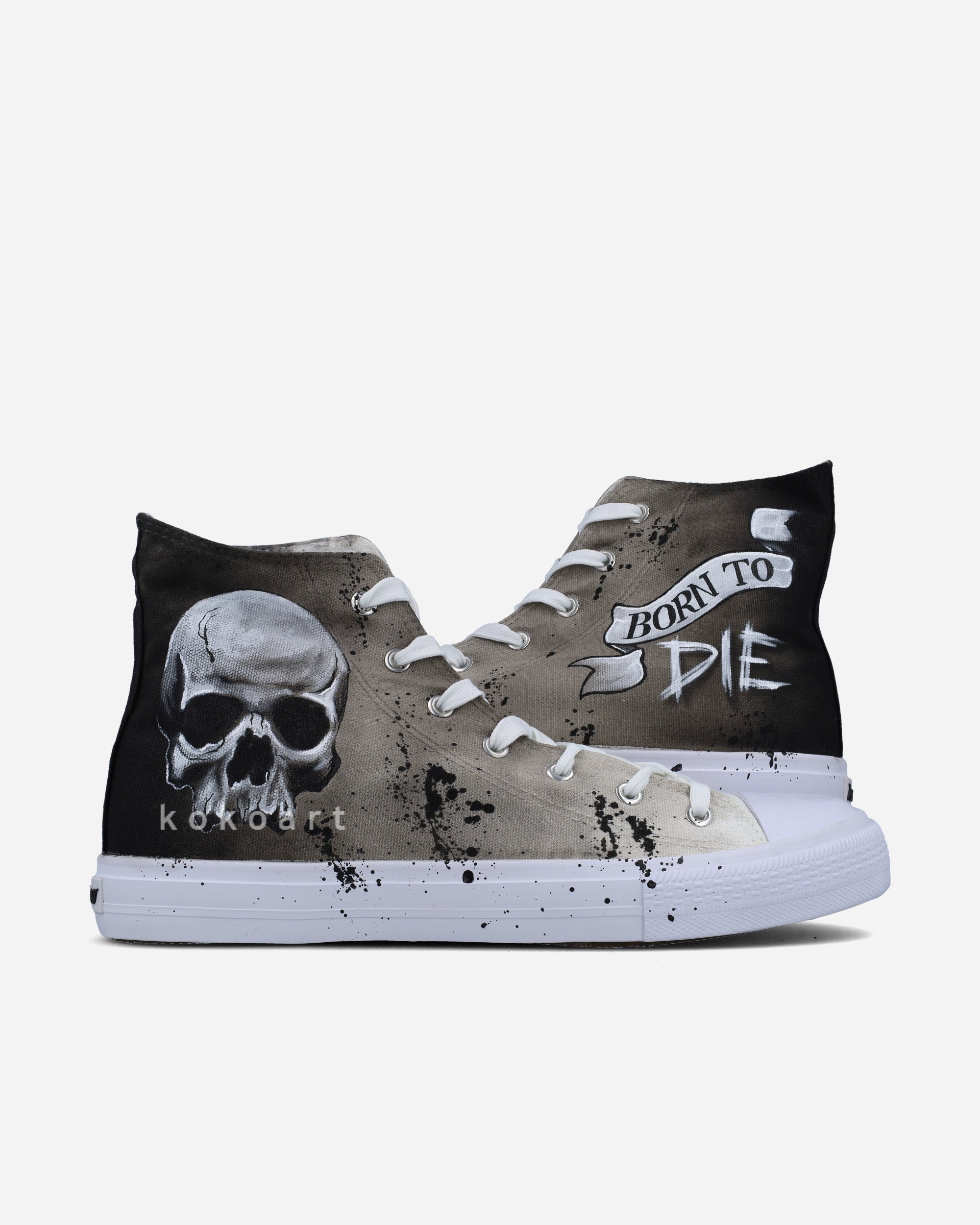 Born to Die Hand Painted Shoes