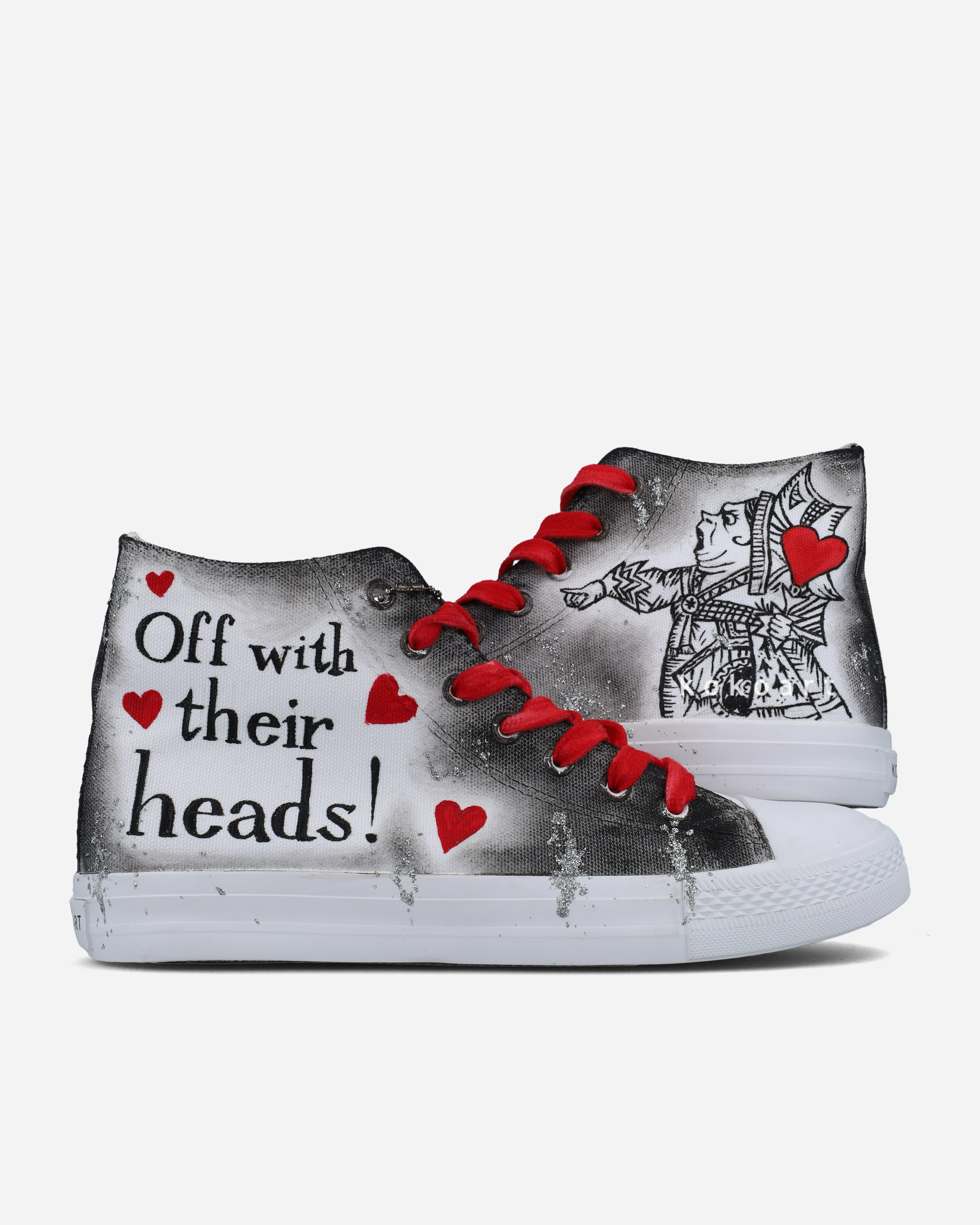 Alice in Wonderland Hand Painted Shoes KOKO ART - Main Image