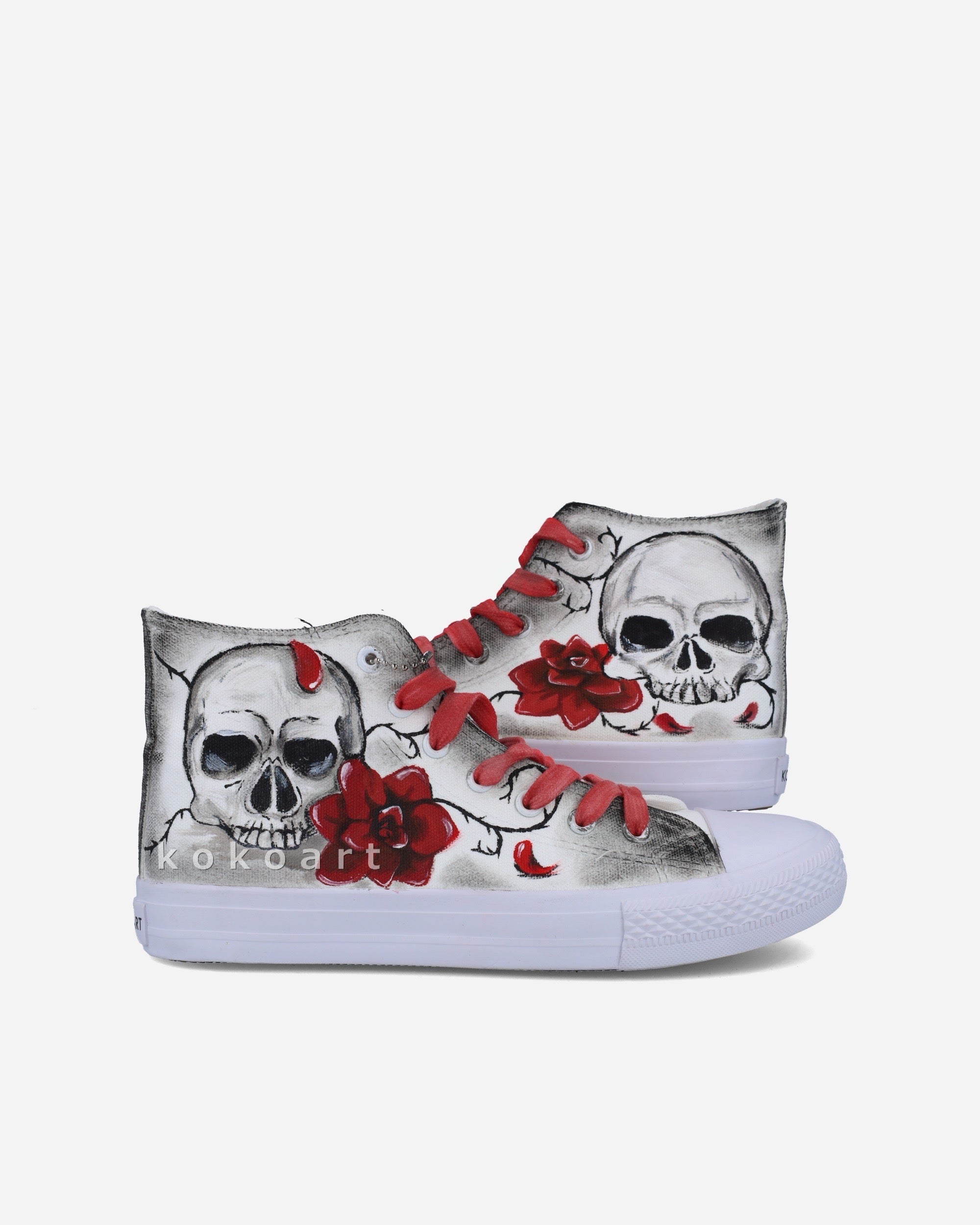 SKULL CANVAS SHOES SKULL CANVAS SHOES