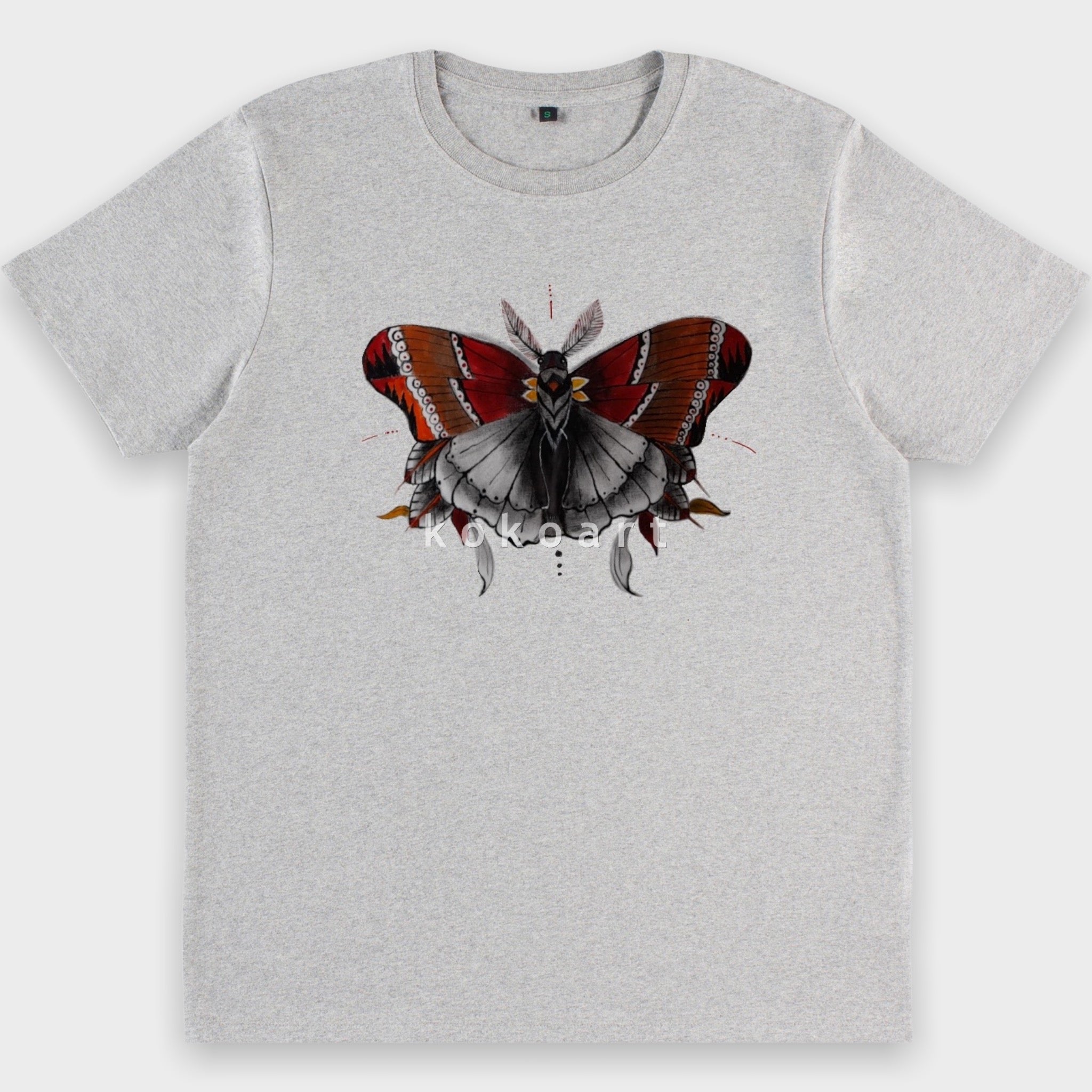 Butterfly - Hand painted Organic Cotton Clothing