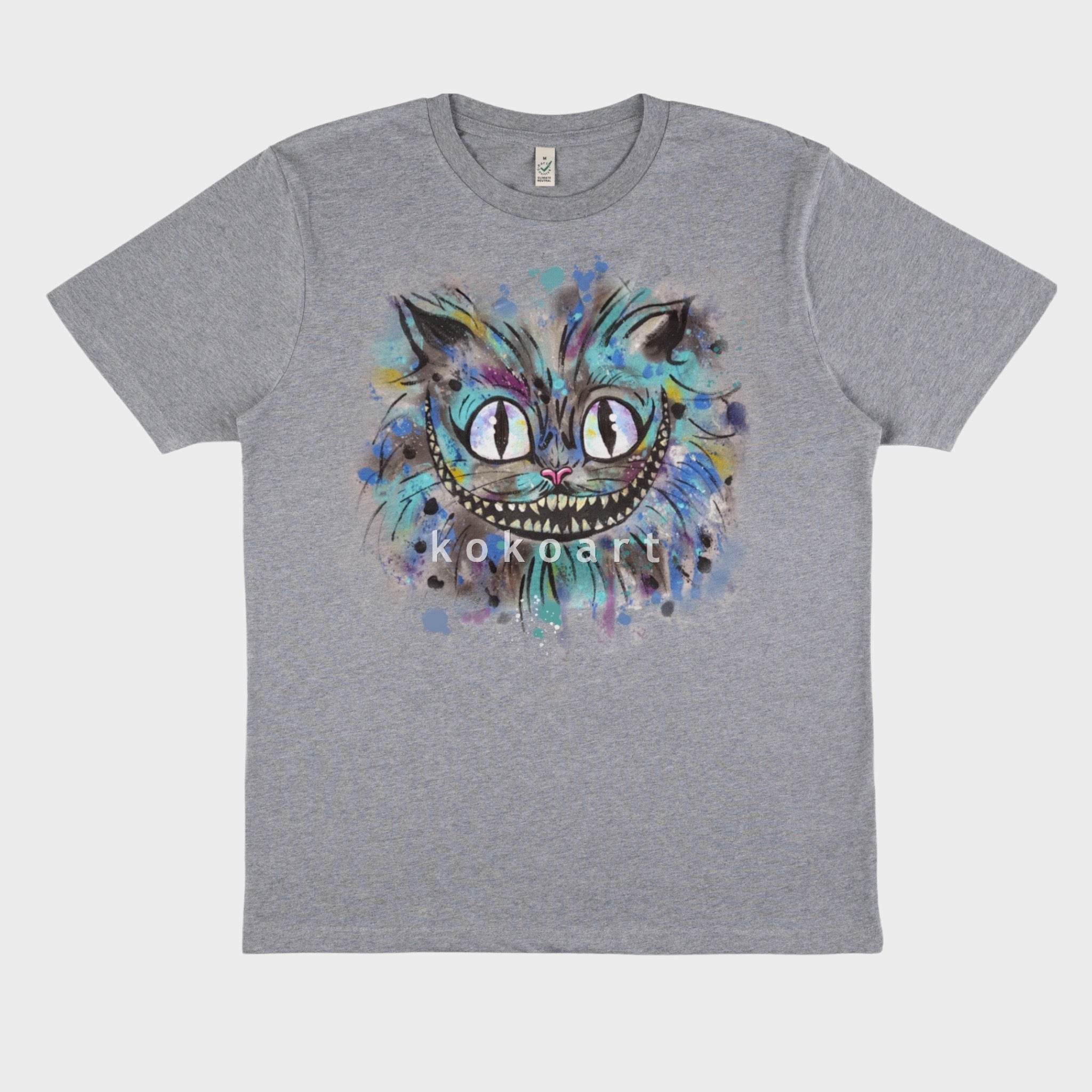 Cat - Hand painted Organic Cotton Clothing