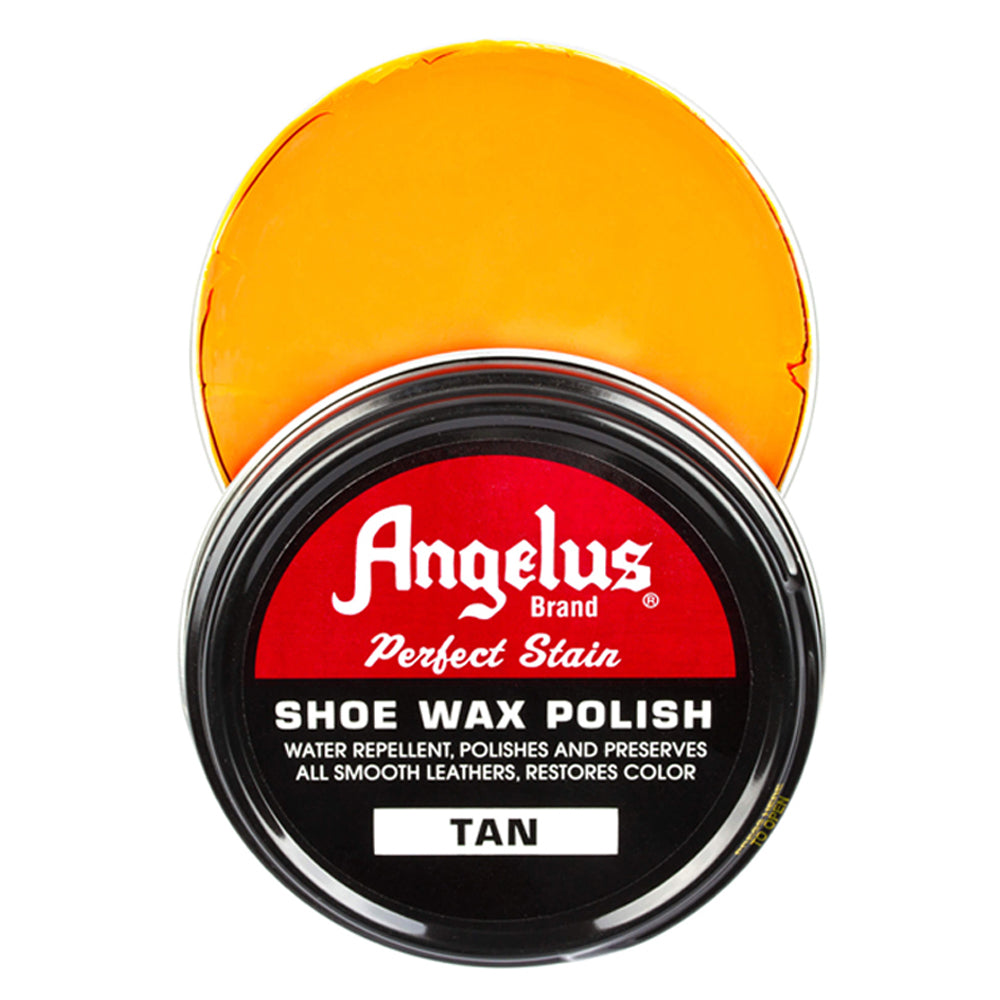 Angelus Perfect Stain Wax Shoe Polish - Tan
