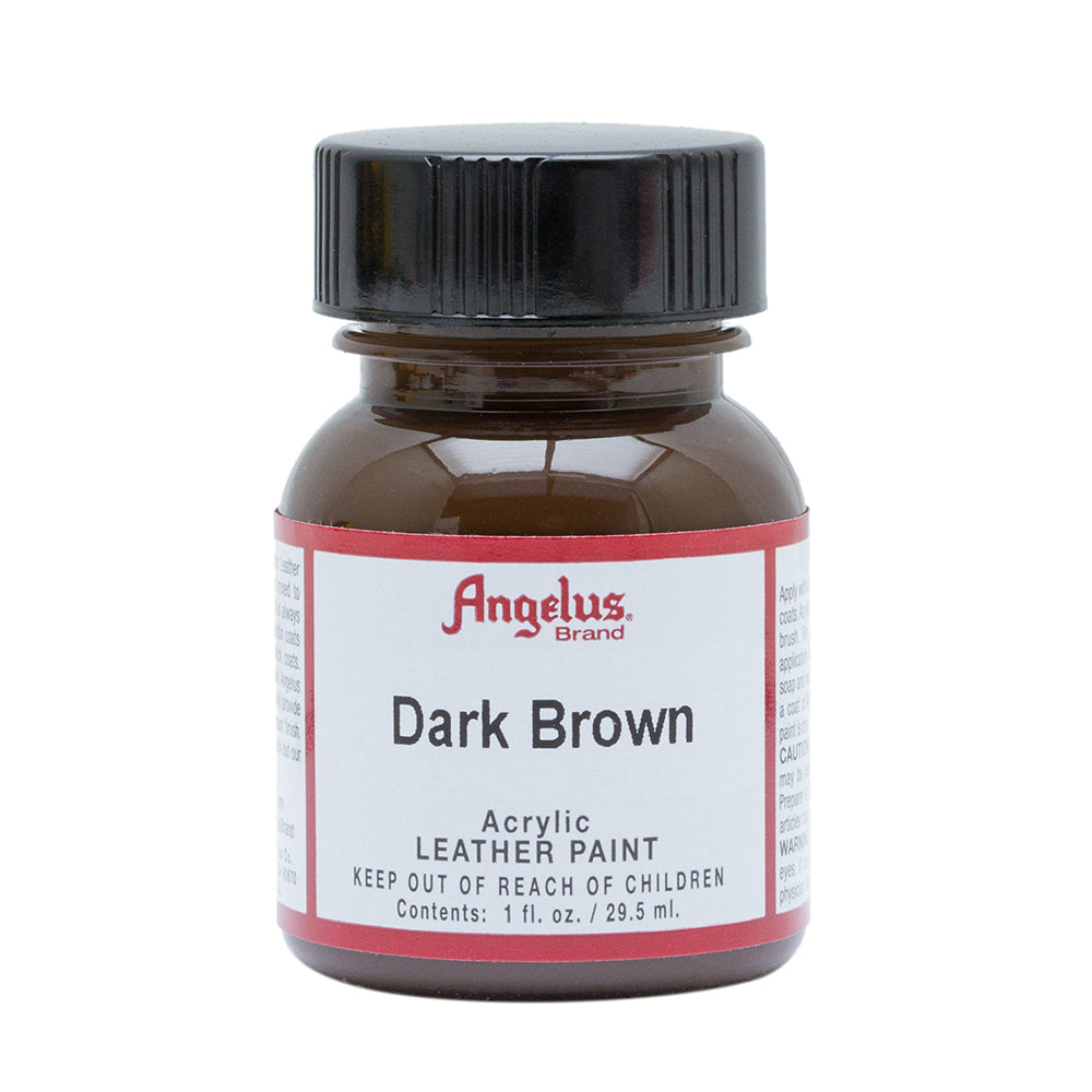 Angelus Dark Brown Leather Paint 027