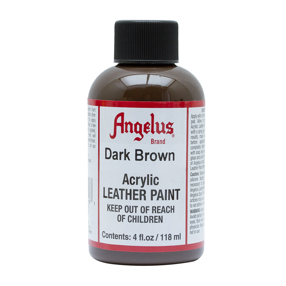 Angelus Dark Brown Leather Paint 027