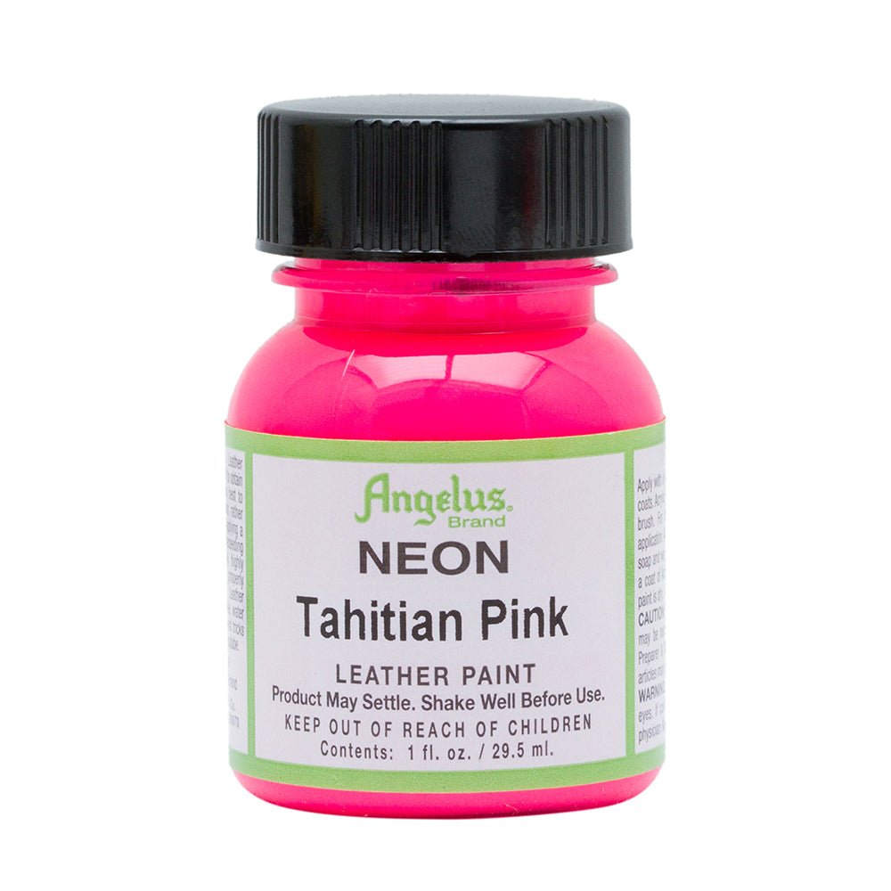 Angelus Neon Tahitian Pink Leather Paint 085