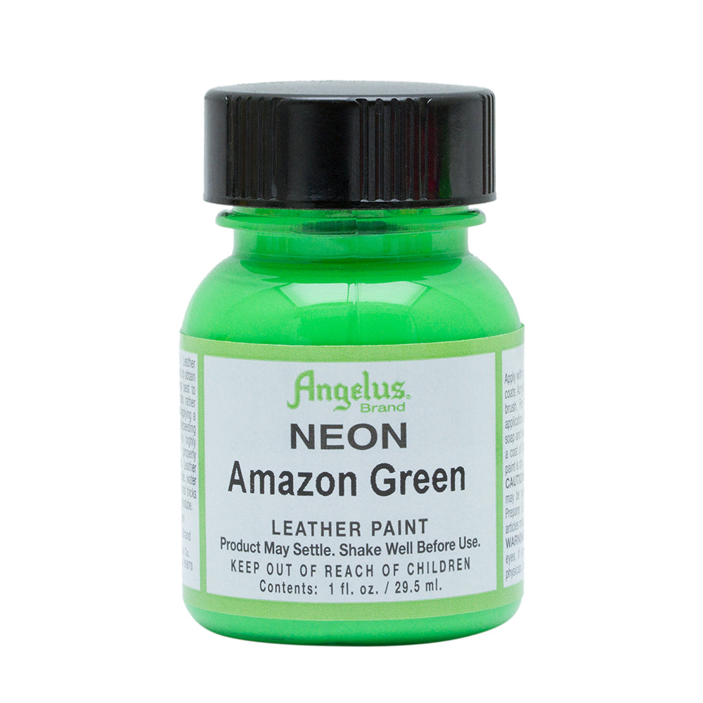 Angelus Neon Amazon Green Leather Paint 088