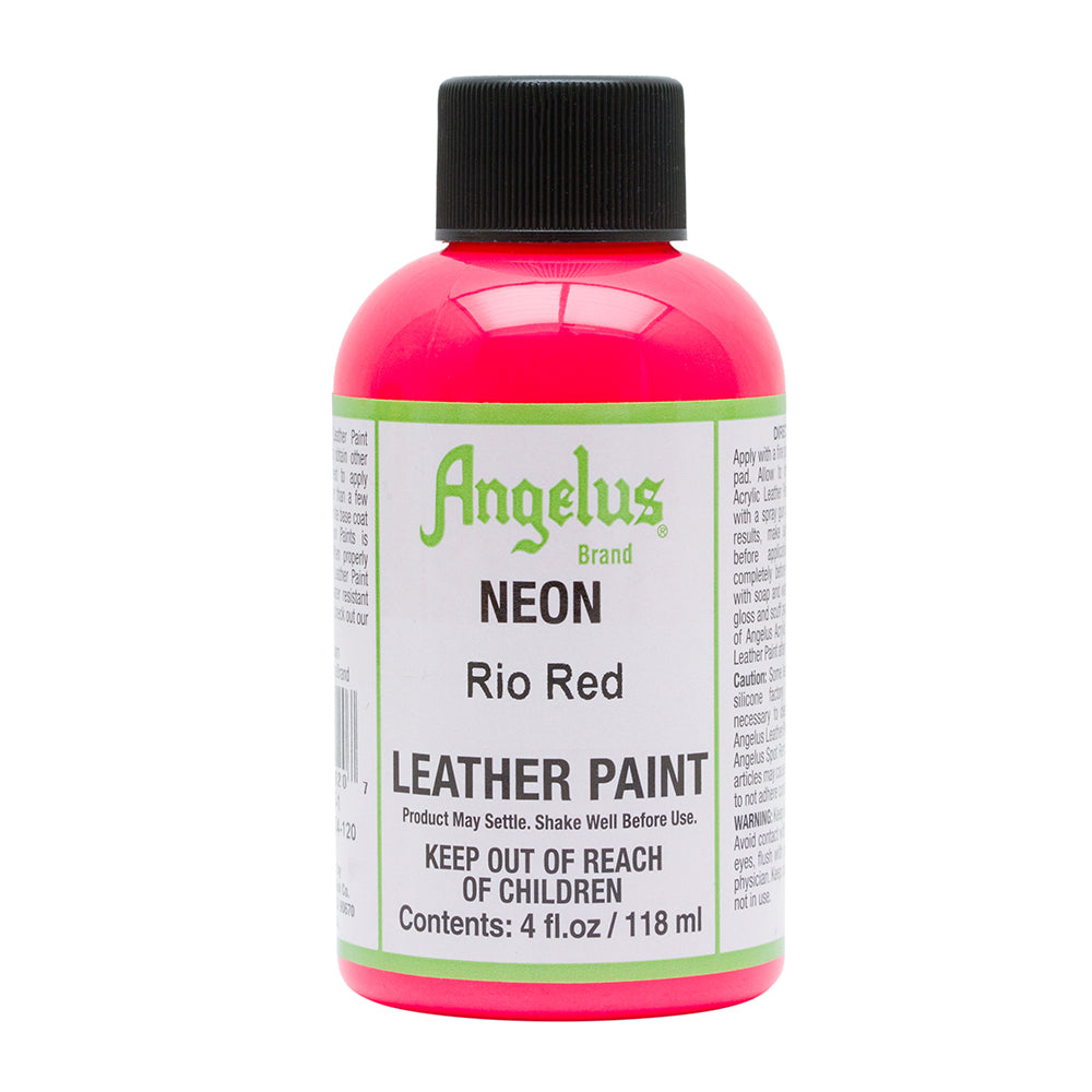 Angelus Neon Rio Red Leather Paint 084