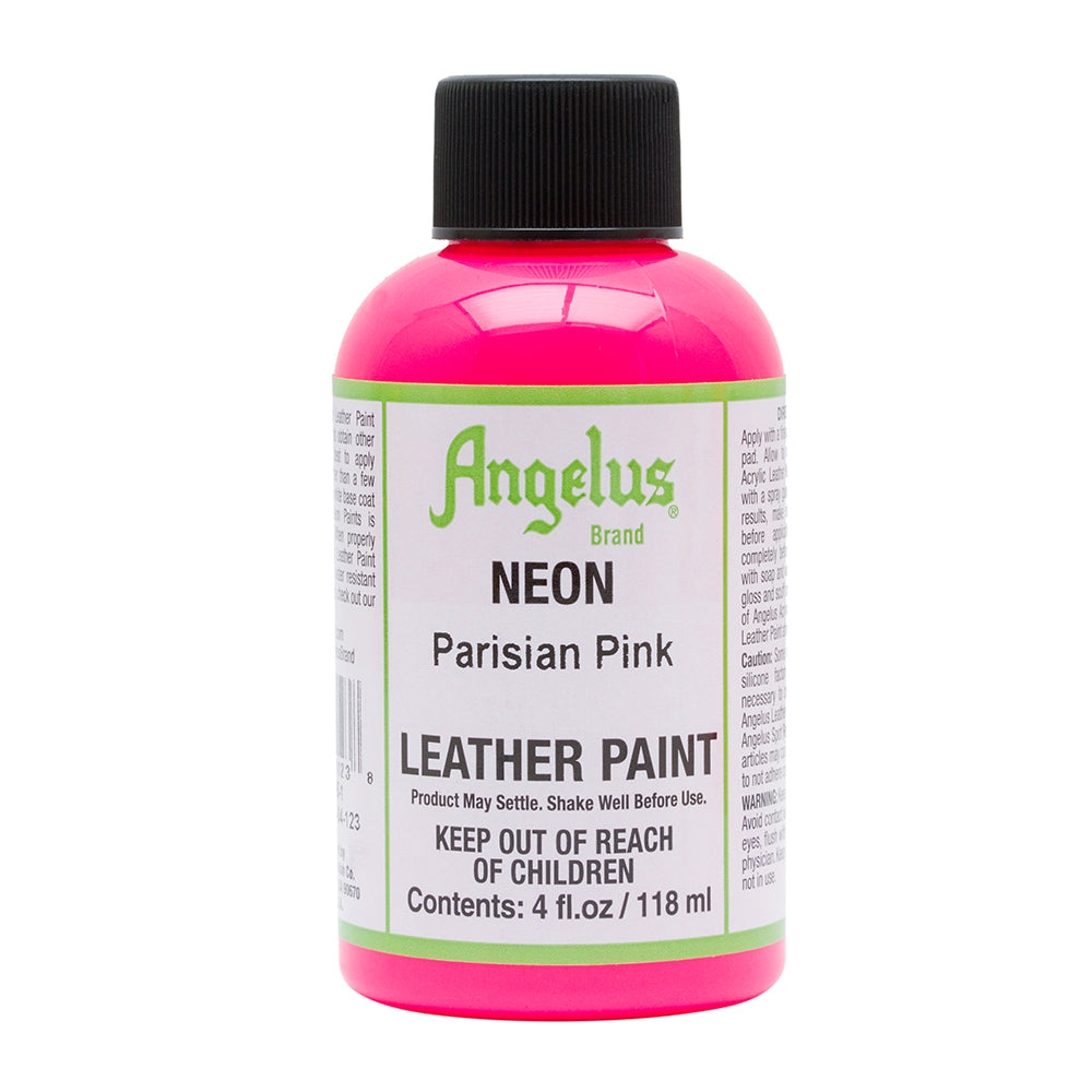 Angelus Neon Parisian Pink Leather Paint 086