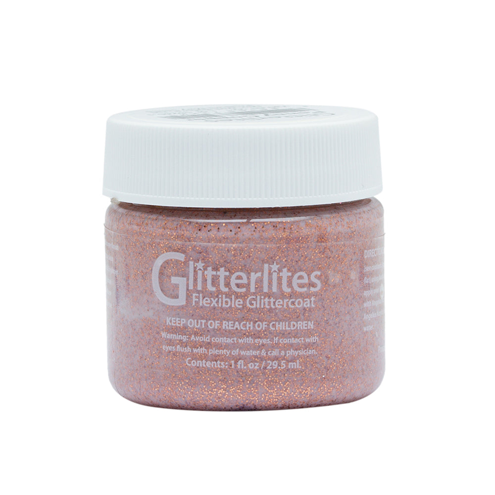 Angelus Glitter Leather Paint - Penny Copper 142
