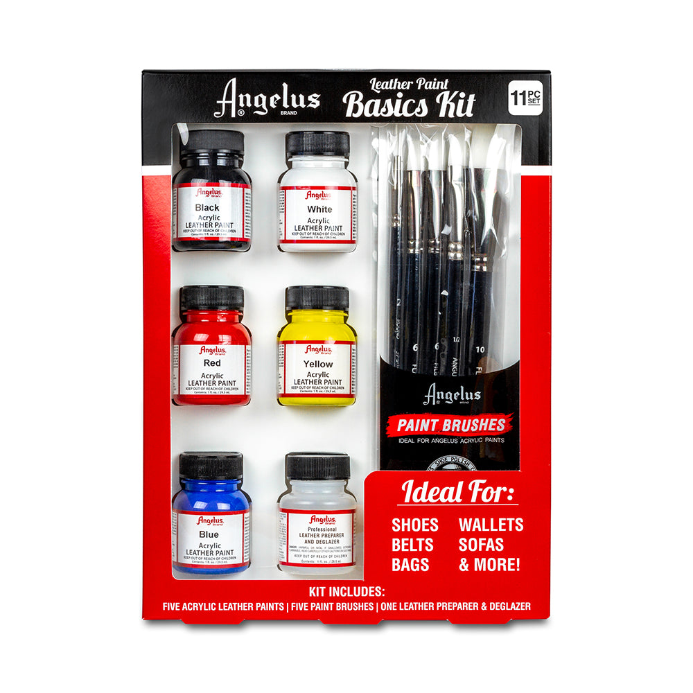 Angelus Leather Acrylic Paint Starter Kit
