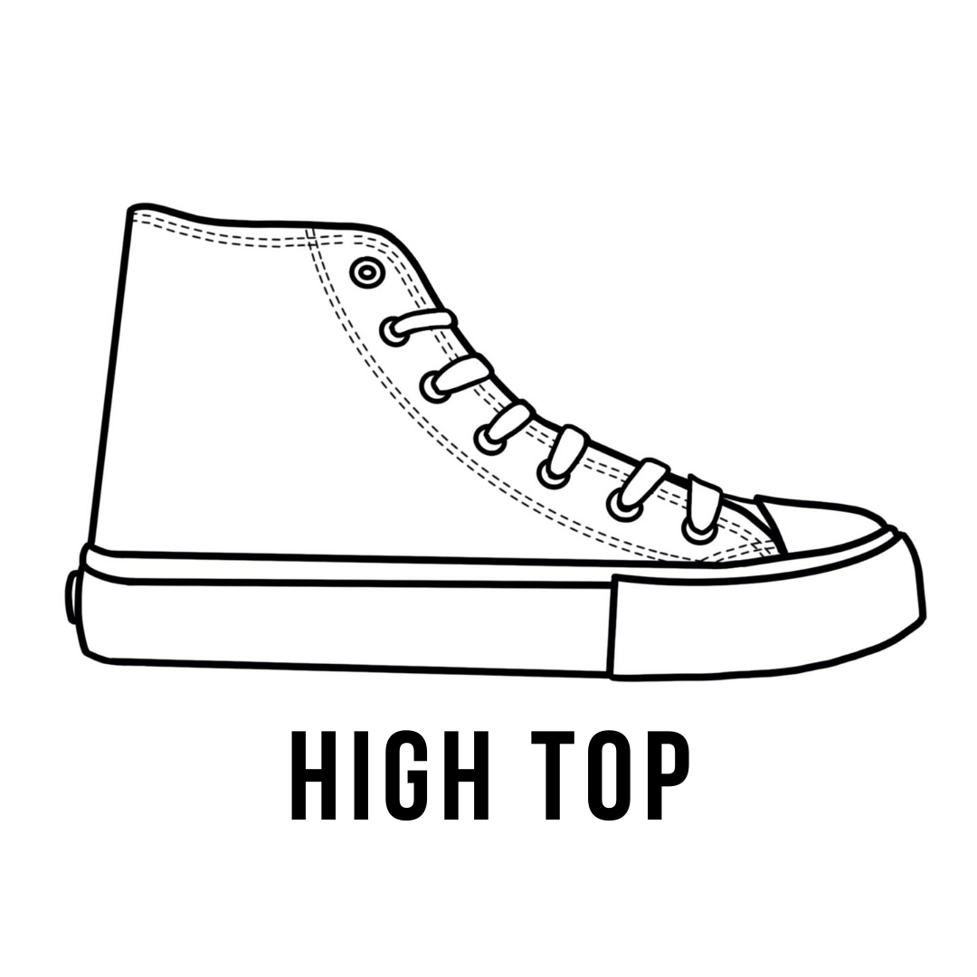 High top 2025 wedding shoes